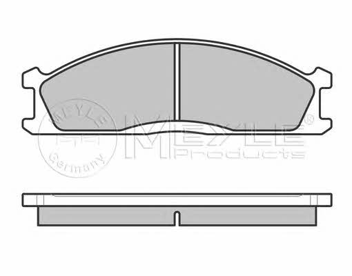 Brake pad set Meyle 025 213 4717