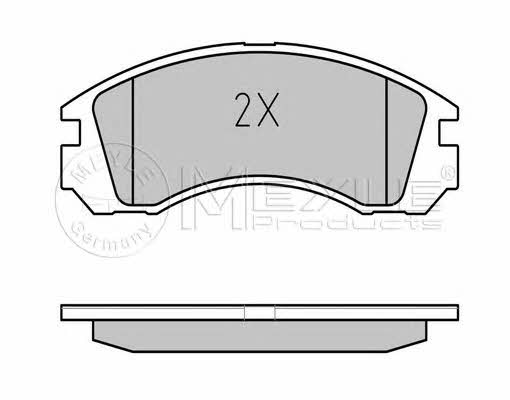 Meyle 025 213 6315/W Brake Pad Set, disc brake 0252136315W