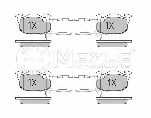 Meyle 025 214 1418/W Brake Pad Set, disc brake 0252141418W