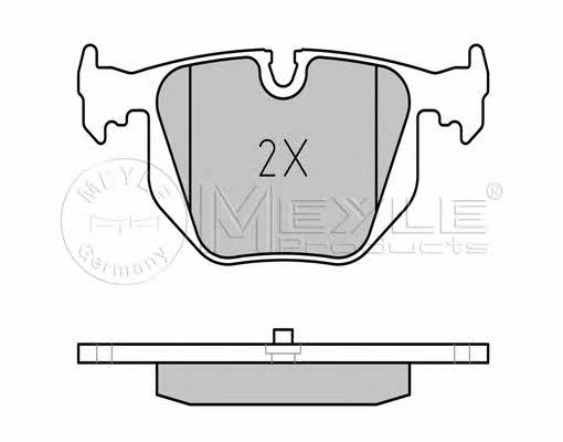 Meyle 025 214 8717 Brake Pad Set, disc brake 0252148717