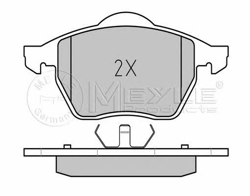 Front disc brake pads, set Meyle 025 216 2419