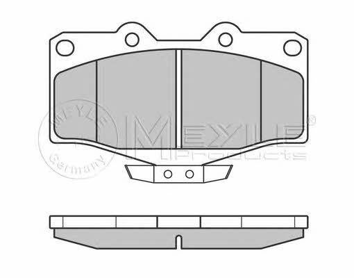 Brake pad set Meyle 025 216 7915/W