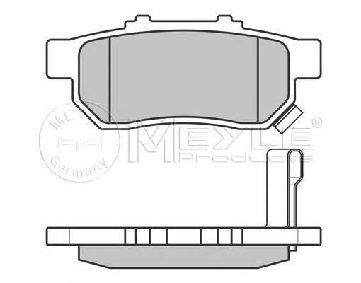 Meyle 025 217 3813/W Brake Pad Set, disc brake 0252173813W