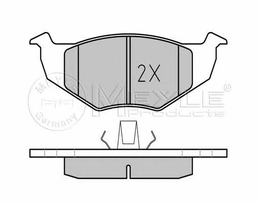 Brake pad set Meyle 025 218 6615
