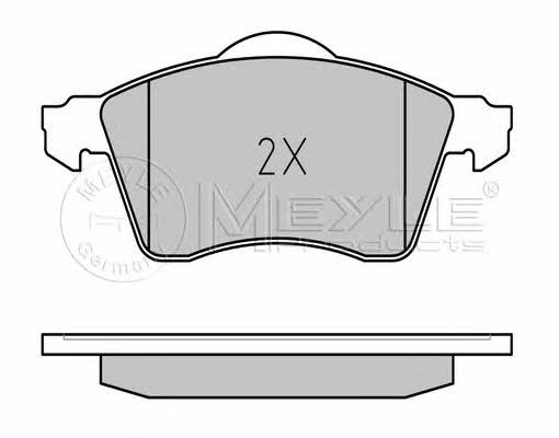 Disc brake pad set Volkswagen Transporter: 0252188319PD Meyle Brake pad set