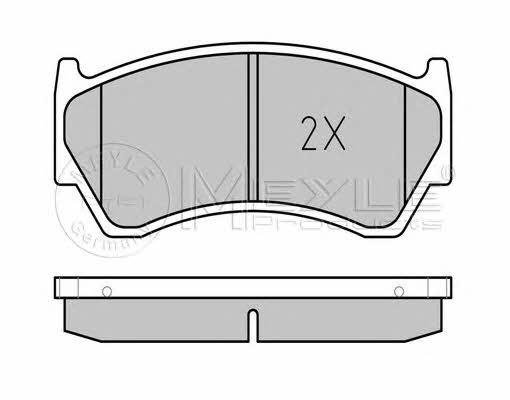 Brake Pad Set, disc brake Meyle 025 230 0415&#x2F;W