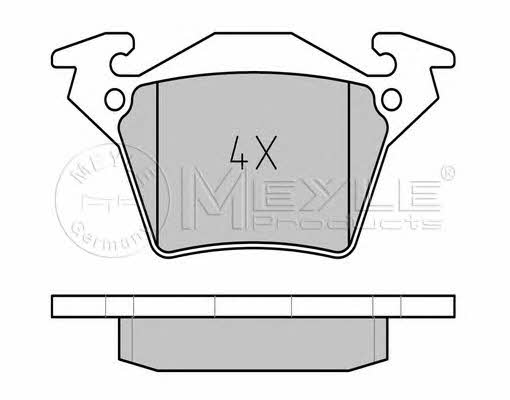 Meyle 025 230 2017 Brake Pad Set, disc brake 0252302017