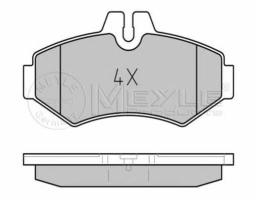 Meyle 025 230 2118 Brake Pad Set, disc brake 0252302118