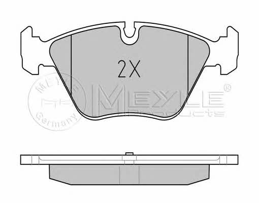 0252318320 Meyle Brake pad set
