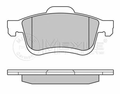Brake pad set Meyle 025 247 2720/W