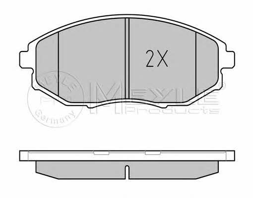 Brake pad set Meyle 025 248 6417/W