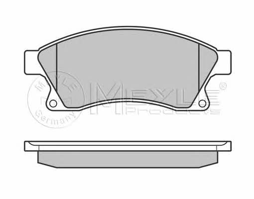 Brake pad set Meyle 025 250 3118/W