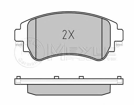 Meyle 025 252 2018 Brake pad set 0252522018 0252522018 Meyle Brake pad set