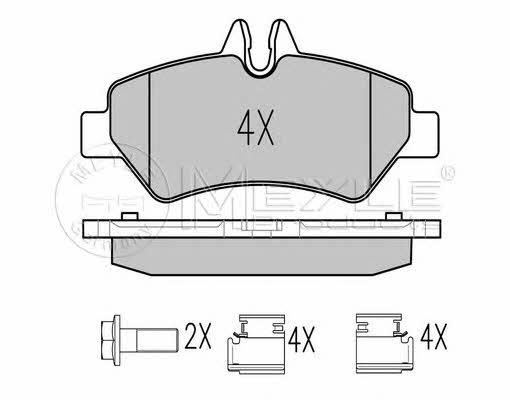 Meyle 025 291 9019 Brake pad set 0252919019 0252919019 Meyle Brake pad set