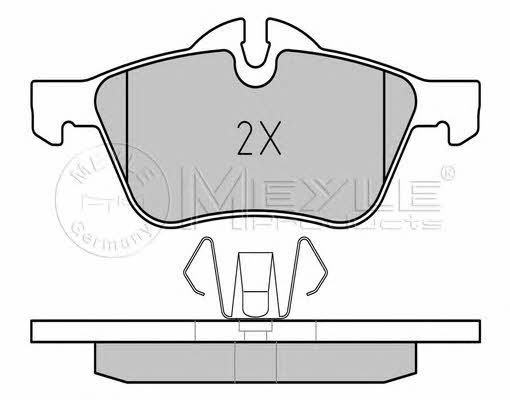 Brake pad set Meyle 025 232 8118