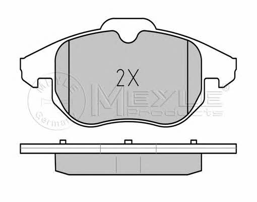 Brake pad set Meyle 025 234 0220