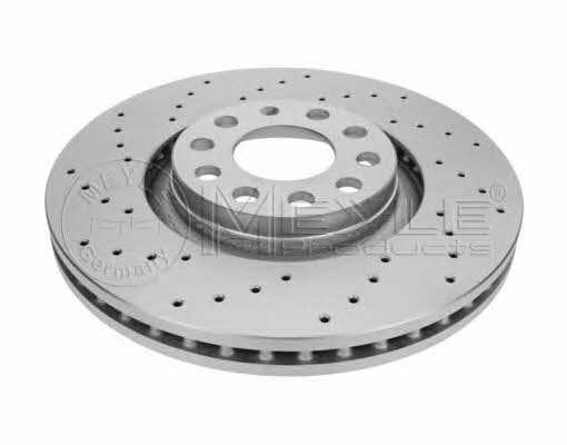 Meyle 115 521 1106/PD Front brake disc ventilated 1155211106PD