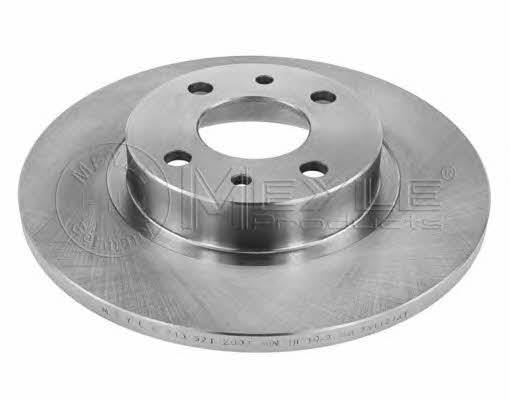 Meyle 215 521 2002 Unventilated front brake disc 2155212002