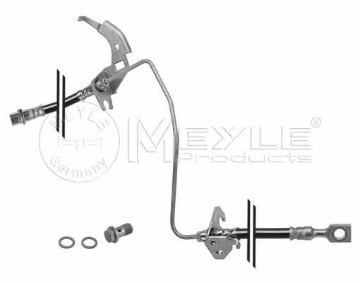 Flexible brake hose Opel Astra G: 6145250011 Meyle Brake Hose