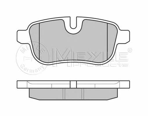 Meyle 025 245 5918/PD Brake Pad Set, disc brake 0252455918PD