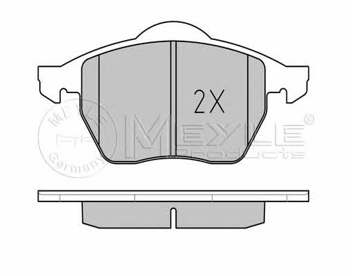 Meyle 025 219 1119/PD Brake Pad Set, disc brake 0252191119PD