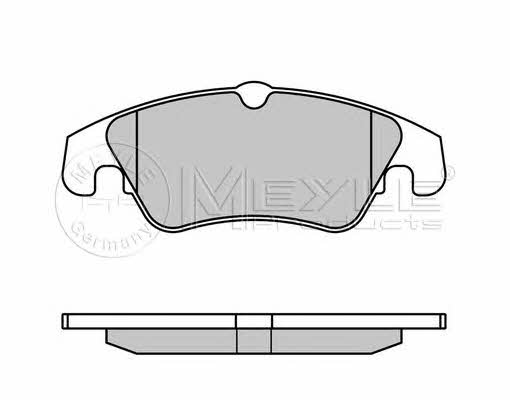 Disc brake pad set Audi A5: 0252474319PD Meyle Brake pad set