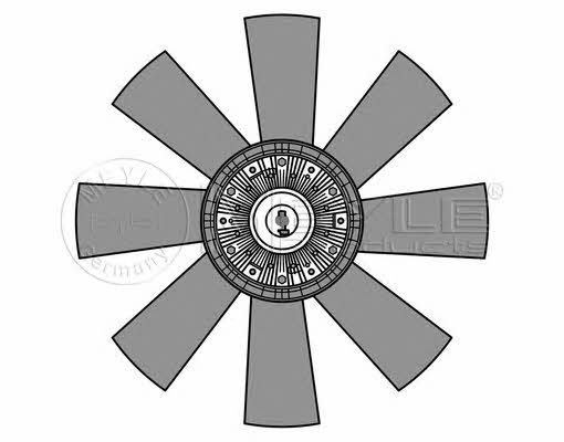 Meyle 834 234 0005 Hub, engine cooling fan wheel 8342340005