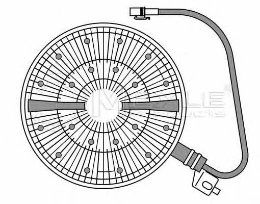 Meyle 834 234 0012 Viscous coupling assembly 8342340012