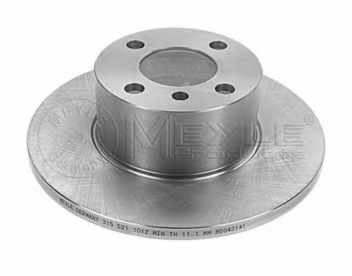 Meyle 315 521 3012 Unventilated front brake disc 3155213012