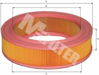 M-Filter A 128 Air filter A128