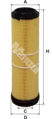 M-Filter A 893 Air filter A893 A893 M-Filter Air filter