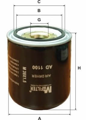 M-Filter AD 1100 Moisture dryer filter AD1100