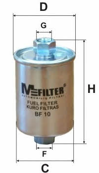 M-Filter BF 10 Fuel filter BF10