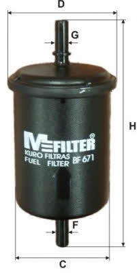 M-Filter BF 671 Fuel filter BF671