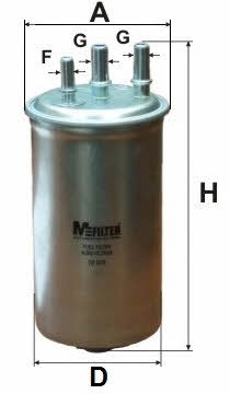 M-Filter DF 679 Fuel filter DF679