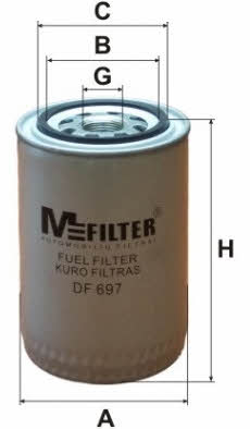 M-Filter DF 697 Fuel filter DF697