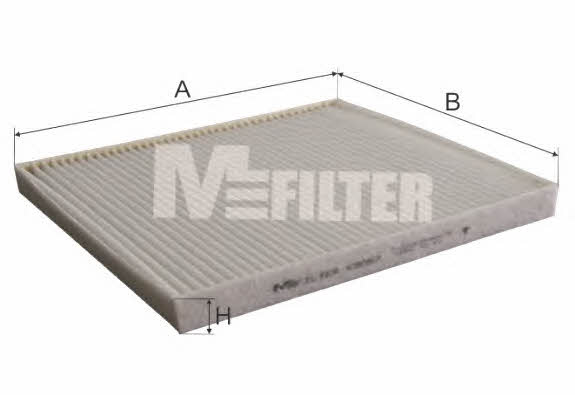 M-Filter K 9057 Filter, interior air K9057