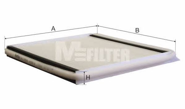 M-Filter K 911 Filter, interior air K911