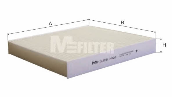 M-Filter K 926 Filter, interior air K926