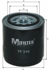 M-Filter TF 316 Oil Filter TF316