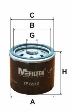 M-Filter TF 6512 Oil Filter TF6512