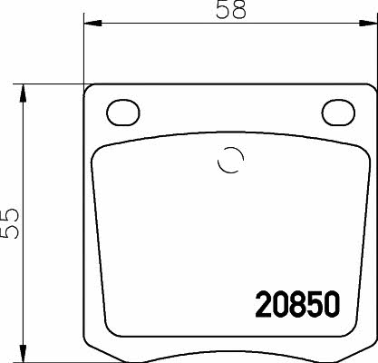 Mintex MDB1163 Brake Pad Set, disc brake MDB1163