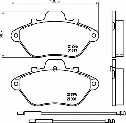 Mintex MDB1426 Brake Pad Set, disc brake MDB1426