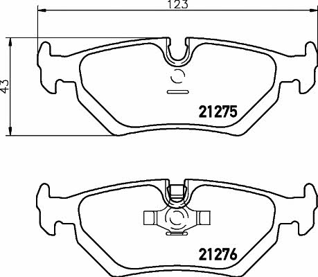 Mintex MDB2783 Brake Pad Set, disc brake MDB2783