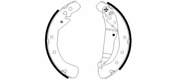 Mintex MFR572 Brake shoe set MFR572