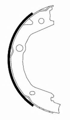 Mintex MFR623 Parking brake shoes MFR623