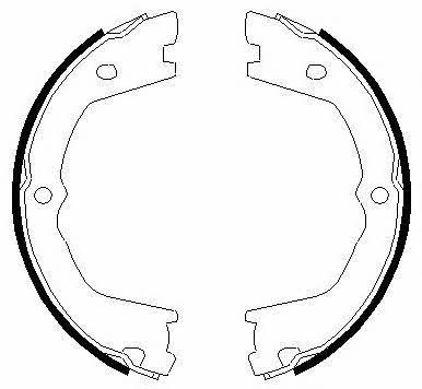 Mintex MFR638 Parking brake shoes MFR638