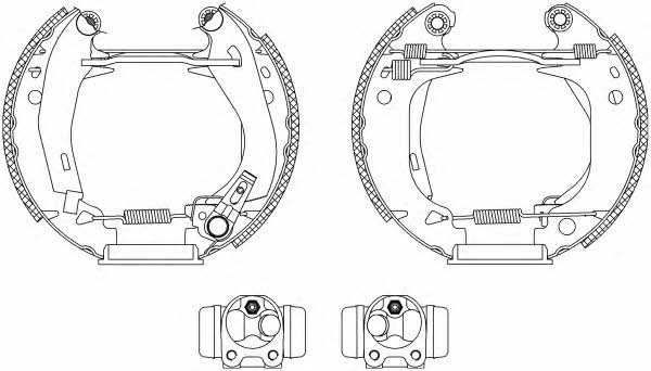 Mintex MSP042 Brake shoe set MSP042