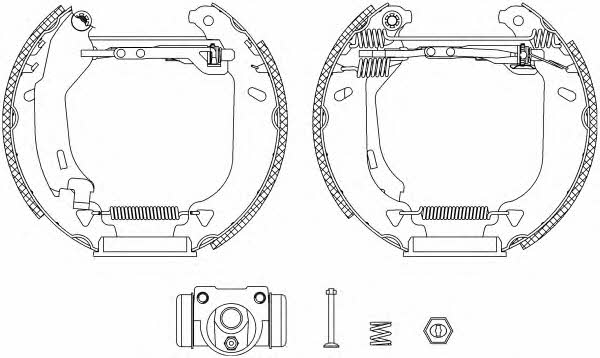 Mintex MSP131 Brake shoe set MSP131