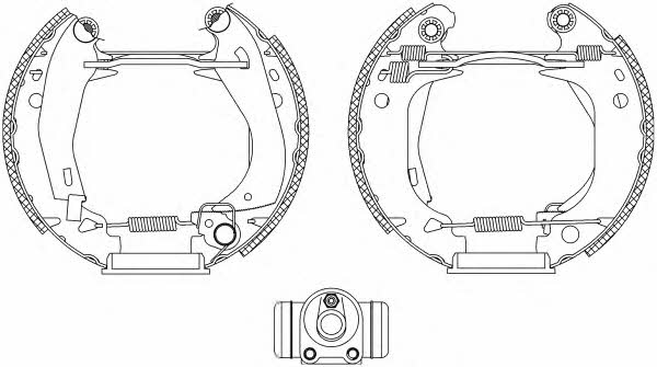 Mintex MSP055 Brake shoe set MSP055